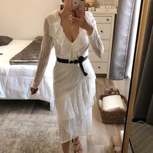 NASTY GAL white dress